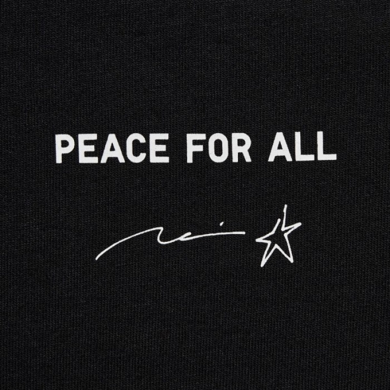 Uniqlo Peace For All Short-sleeve Graphic Rei Inamoto T-shirts Dames Zwart | 6511387