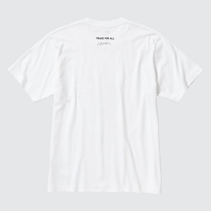 Uniqlo Peace For All Ut Jw Anderson Short-sleeve Graphic T-shirts Heren Wit | 4462973