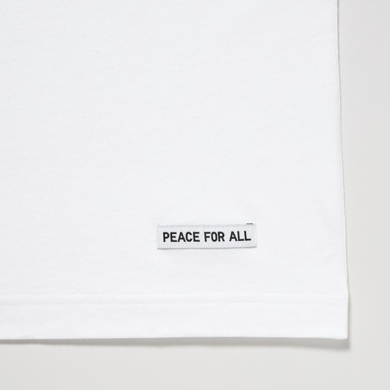 Uniqlo Peace For All Ut Jw Anderson Short-sleeve Graphic T-shirts Heren Wit | 4462973