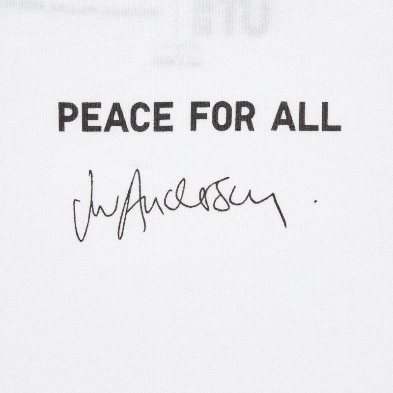 Uniqlo Peace For All Ut Jw Anderson Short-sleeve Graphic T-shirts Heren Wit | 4462973