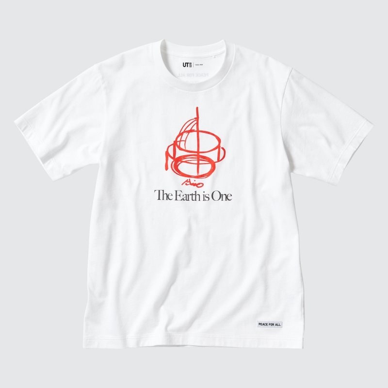 Uniqlo Peace For All Ut Tadao Ando Short-sleeve Graphic T-shirts Heren Wit | 8443907