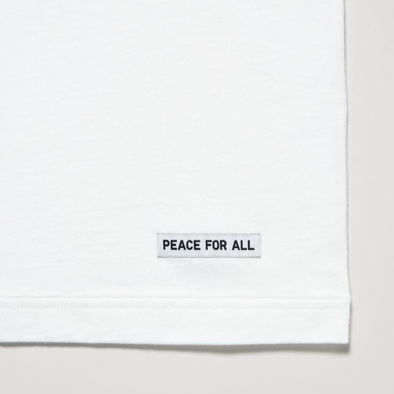 Uniqlo Peace For All Ut Tadao Ando Short-sleeve Graphic T-shirts Heren Wit | 8443907