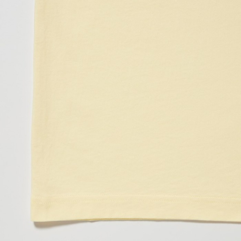 Uniqlo Peanuts Hawaii UT Short Sleeve T-shirts Dames Geel | 2114148