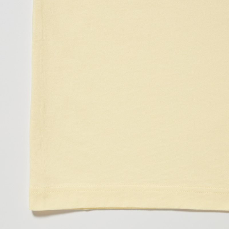 Uniqlo Peanuts Hawaii Ut Short Sleeve Graphic T-shirts Heren Geel | 7041323
