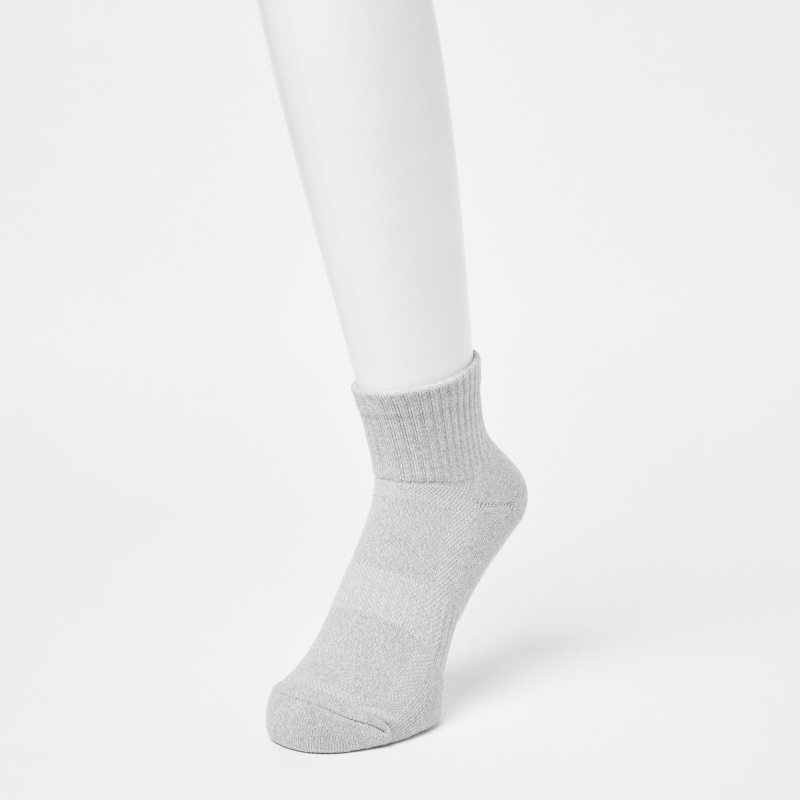 Uniqlo Pile Half Sokken Heren Grijs | 9696124