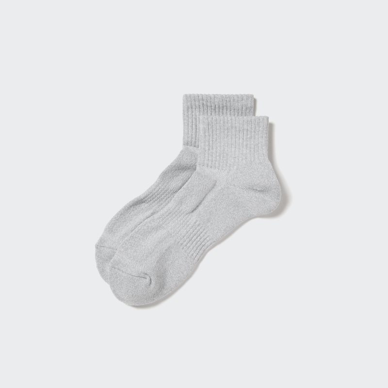 Uniqlo Pile Half Sokken Heren Grijs | 9696124