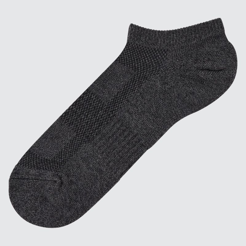 Uniqlo Pile Mesh Short Sokken Heren Grijs | 9451339