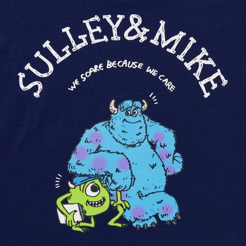 Uniqlo Pixar Art Ut Short-sleeve Graphic Kazuma Mikami T-shirts Heren Donkerblauw | 8585725