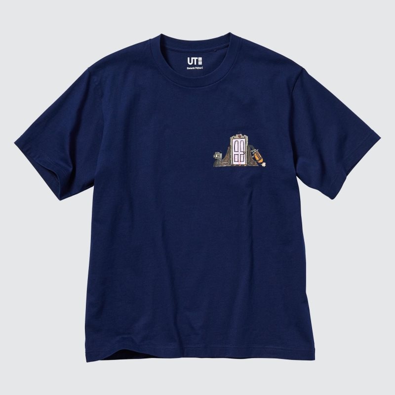 Uniqlo Pixar Art Ut Short-sleeve Graphic Kazuma Mikami T-shirts Heren Donkerblauw | 8585725