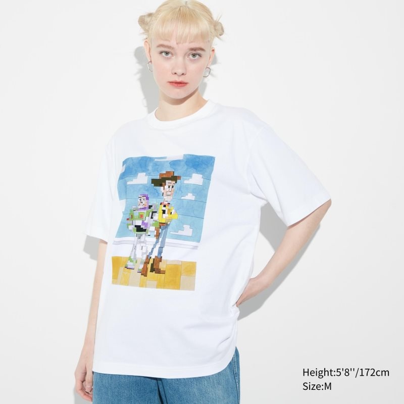 Uniqlo Pixar Art Ut Short-sleeve Graphic Adam Lister T-shirts Heren Wit | 1072946