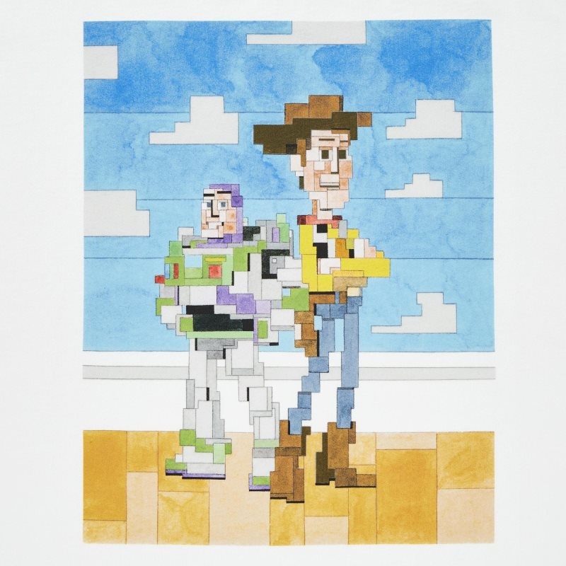 Uniqlo Pixar Art Ut Short-sleeve Graphic Adam Lister T-shirts Heren Wit | 1072946