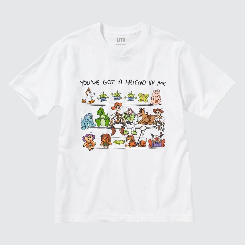 Uniqlo Pixar Art Ut Short-sleeve Graphic Kazuma Mikami T-shirts Heren Wit | 8790834