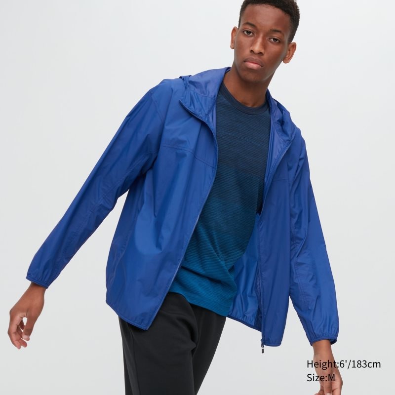 Uniqlo Pocketable Uv Protection 3d Cut Parka Heren Donkerblauw | 5974018