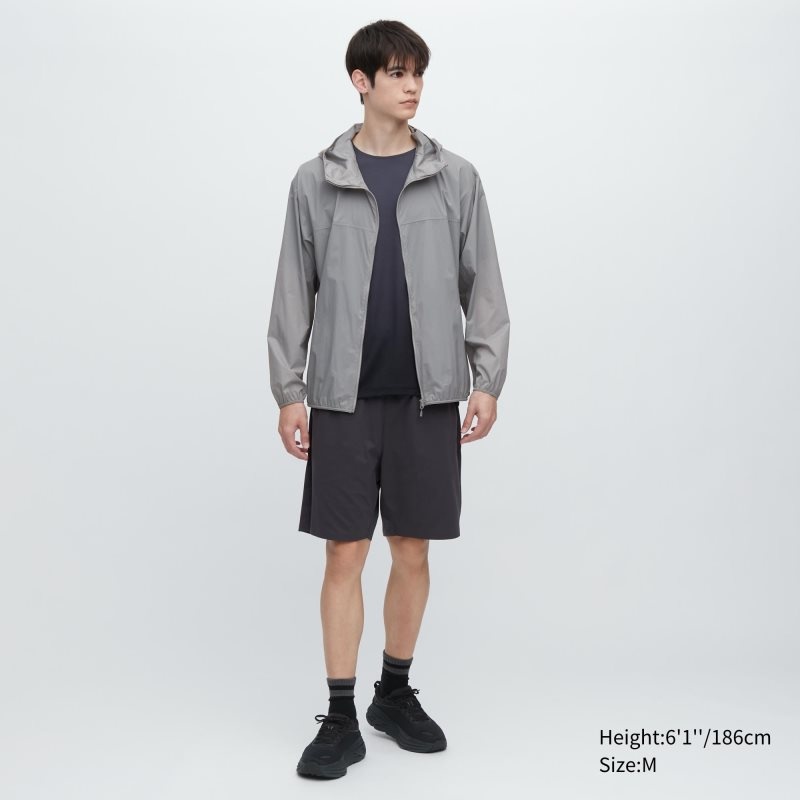 Uniqlo Pocketable Uv Protection 3d Cut Parka Heren Donkerblauw | 5974018
