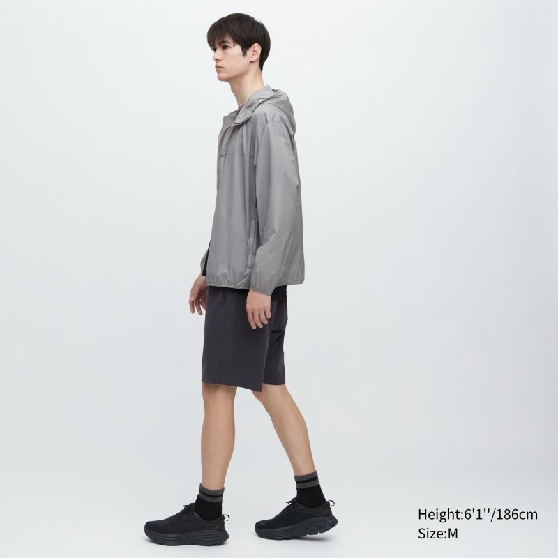 Uniqlo Pocketable Uv Protection 3d Cut Parka Heren Donkerblauw | 5974018