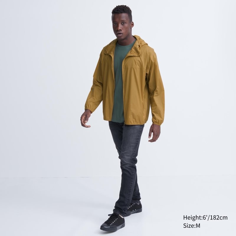 Uniqlo Pocketable Uv Protection 3d Cut Parka Heren Groen | 2800800