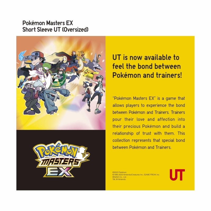 Uniqlo Pokémon Masters Ex Ut Oversized Short-sleeve Graphic T-shirts Heren Blauw | 6692065