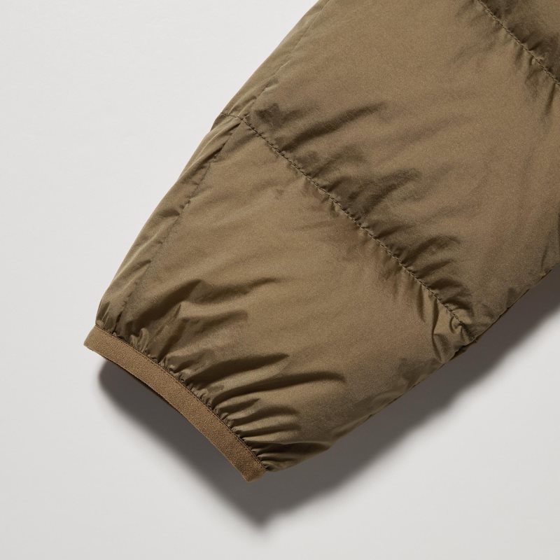 Uniqlo Recycled Down Jassen Heren Bruin | 8365864