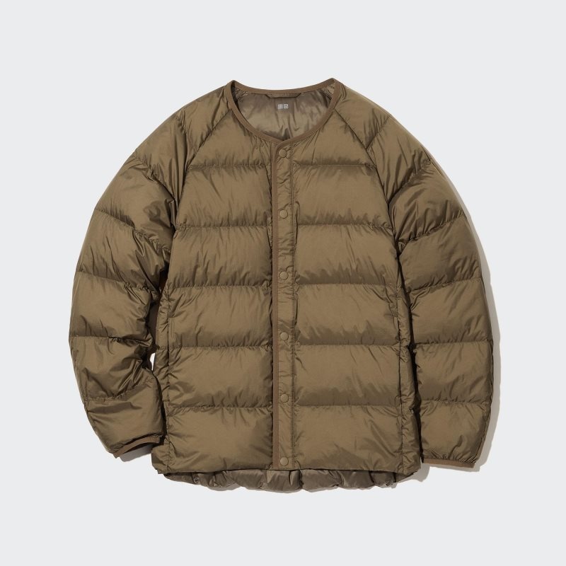 Uniqlo Recycled Down Jassen Heren Grijs | 6125644