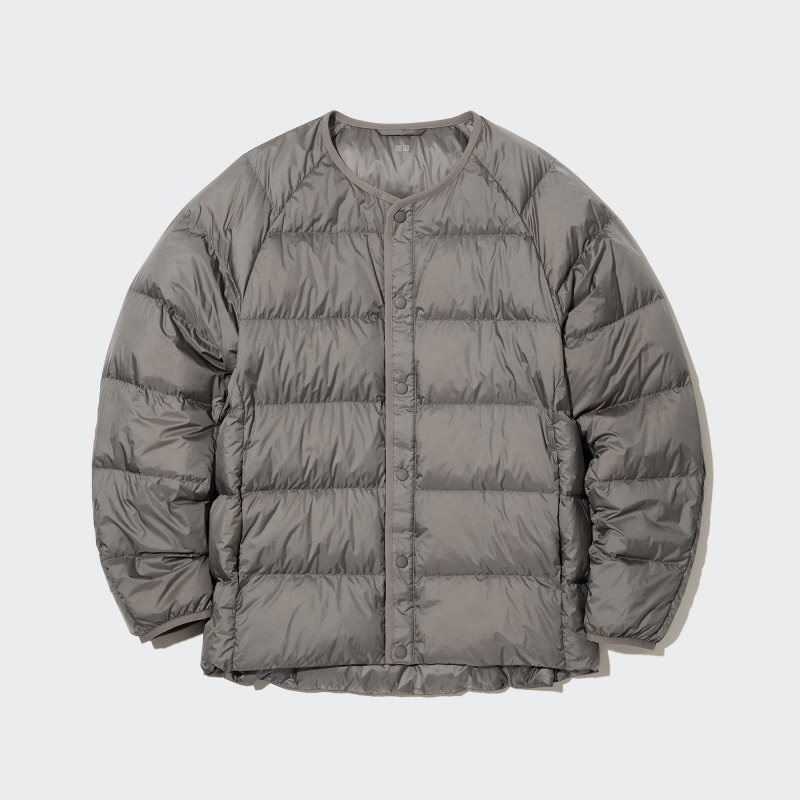 Uniqlo Recycled Down Jassen Heren Grijs | 6125644