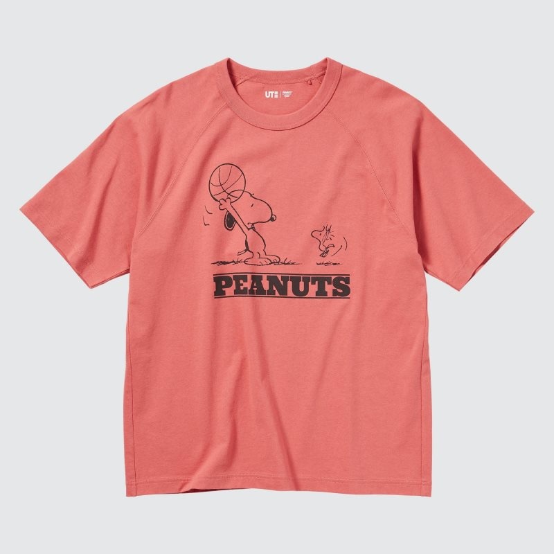 Uniqlo Retro Peanuts Ut Oversized Short-sleeve Graphic T-shirts Heren Oranje | 5628144