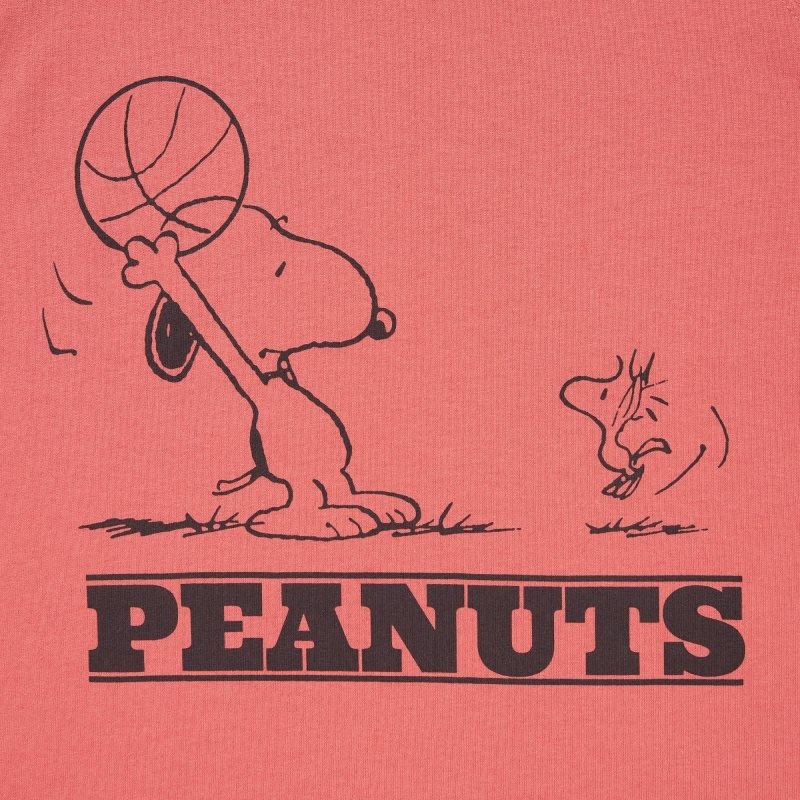 Uniqlo Retro Peanuts Ut Oversized Short-sleeve Graphic T-shirts Heren Oranje | 5628144