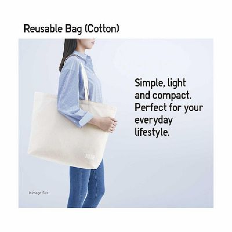 Uniqlo Reusable Crossbodytassen Dames Wit | 1412497