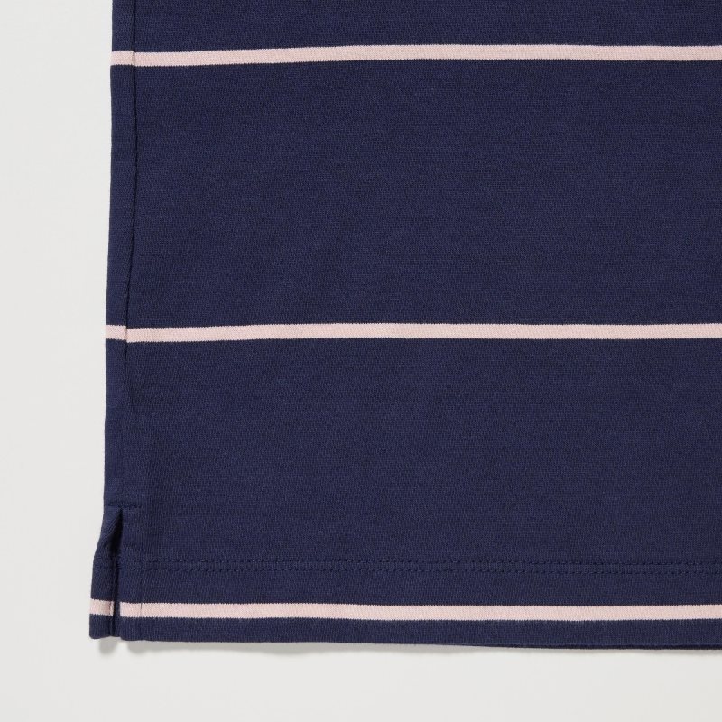 Uniqlo Rugger Long-sleeve Poloshirt Heren Donkerblauw | 772111
