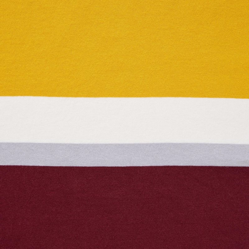Uniqlo Rugger Striped Short-sleeve Poloshirt Heren Bordeaux | 403747
