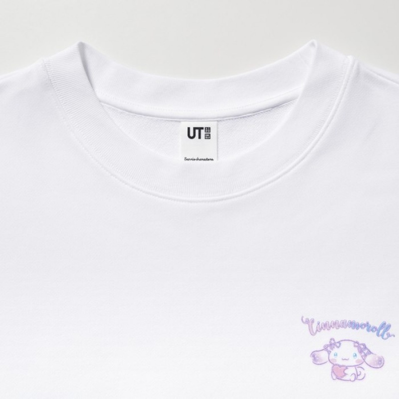 Uniqlo Sanrio characters Long-Sleeve Sweatshirts Dames Wit | 3532414