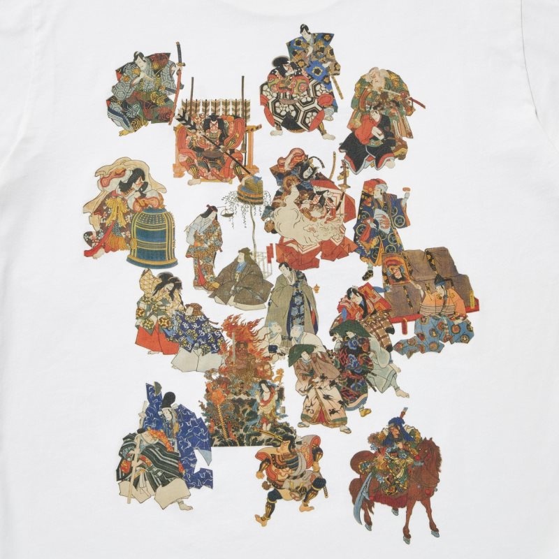 Uniqlo Shochiku Kabuki Ut Short-sleeve Graphic T-shirts Heren Wit | 7704868