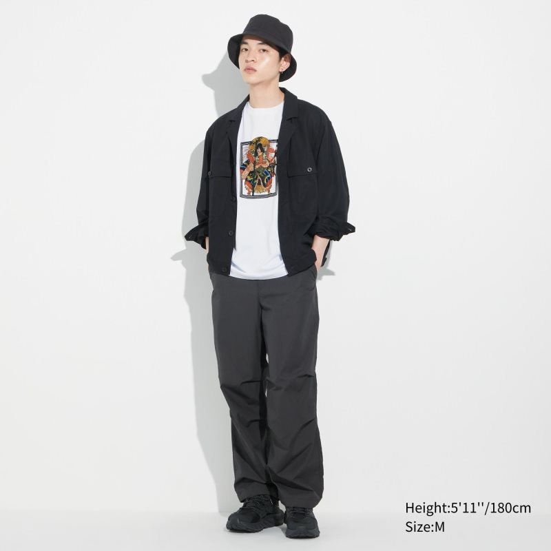 Uniqlo Shochiku Kabuki Ut Short-sleeve Graphic T-shirts Heren Wit | 7704868