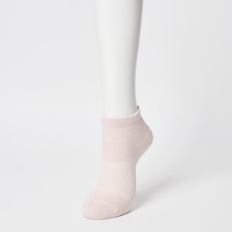 Uniqlo Short 3 Pack Sports/Piled Sokken Dames Wit | 379406