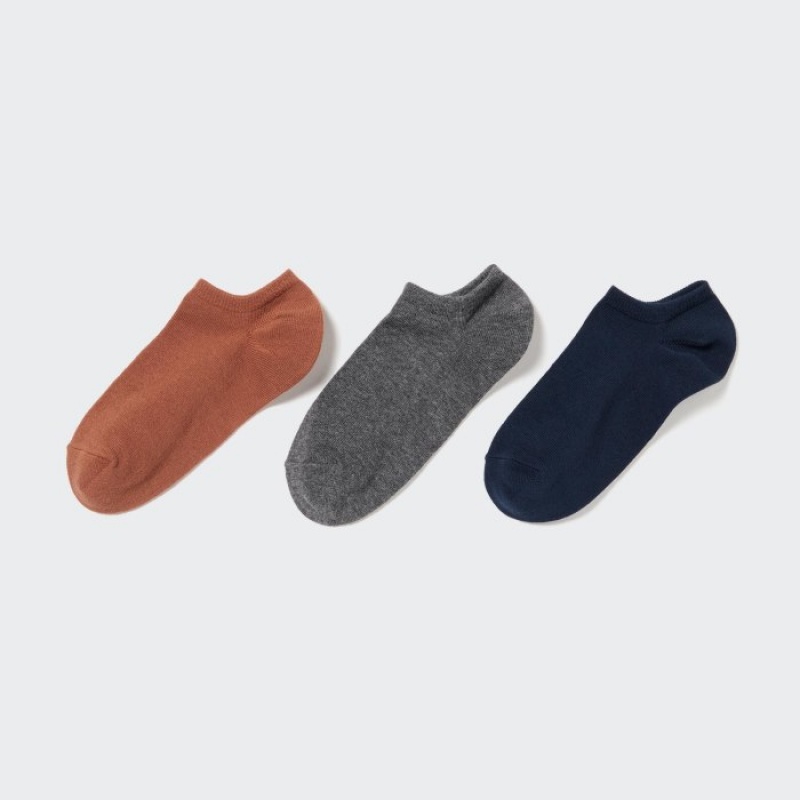 Uniqlo Short (3 Pairs) Sokken Dames Bruin | 1374936