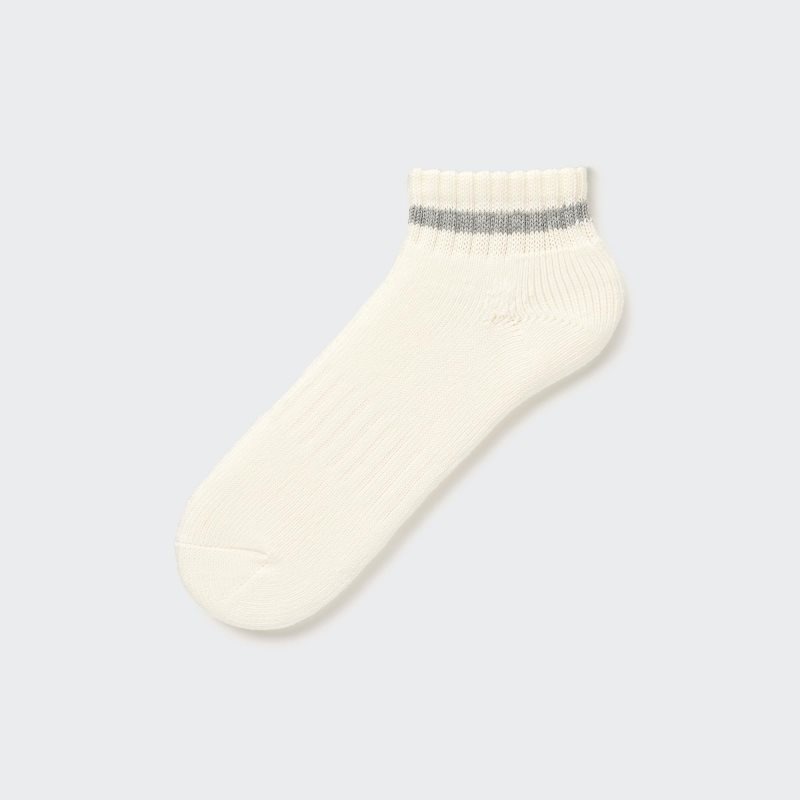 Uniqlo Soft Pile Short Sokken Heren Wit | 7592139
