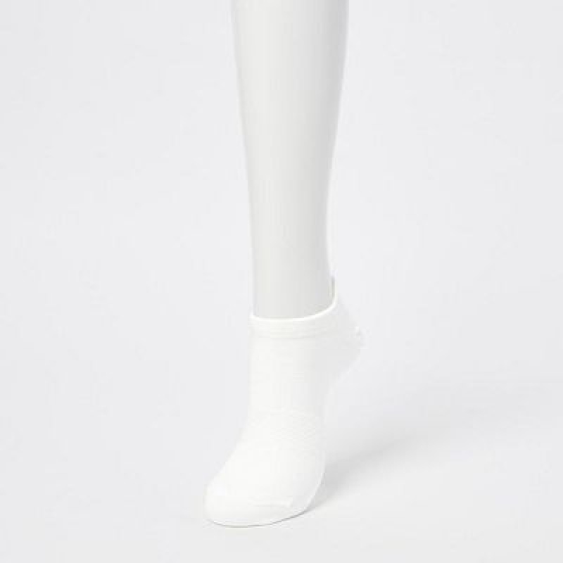 Uniqlo Sport Short (3 Pairs) Sokken Dames Wit | 5103200