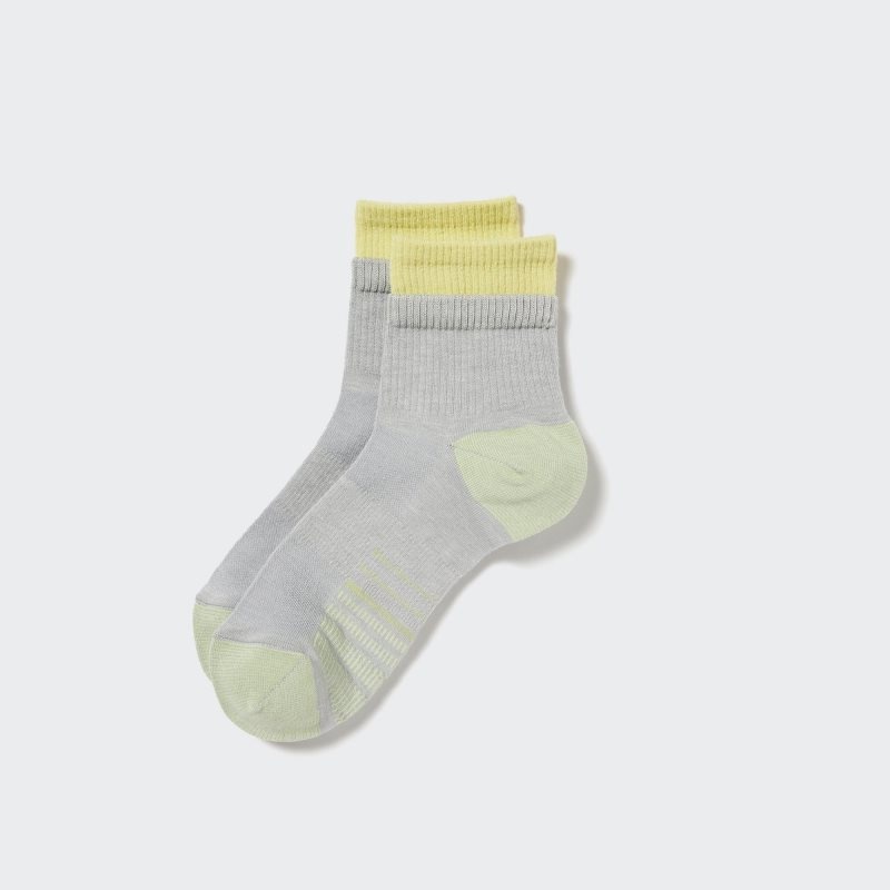 Uniqlo Sports Layered Half Sokken Heren Grijs | 8521215