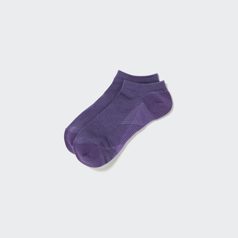 Uniqlo Sports Short Sokken Heren Paars | 1392892