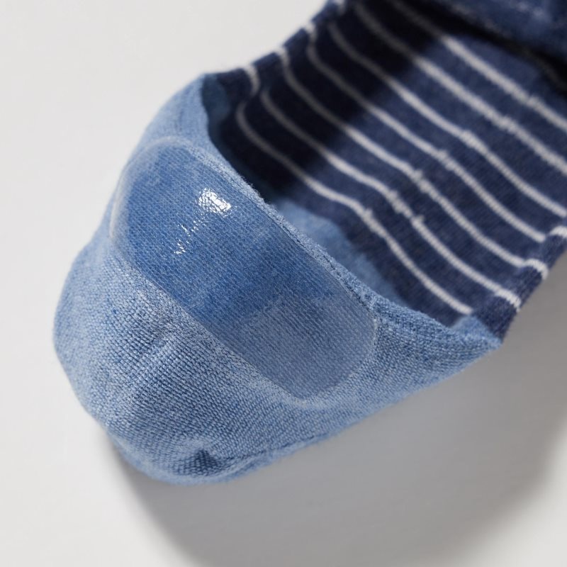 Uniqlo Striped Low Cut Sokken Heren Blauw | 336164