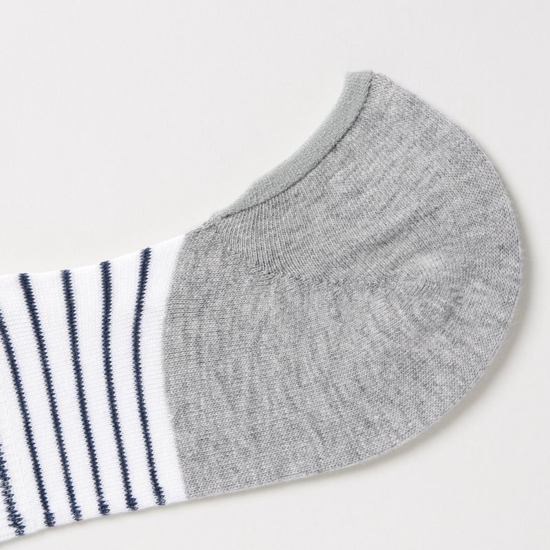 Uniqlo Striped Low Cut Sokken Heren Blauw | 336164