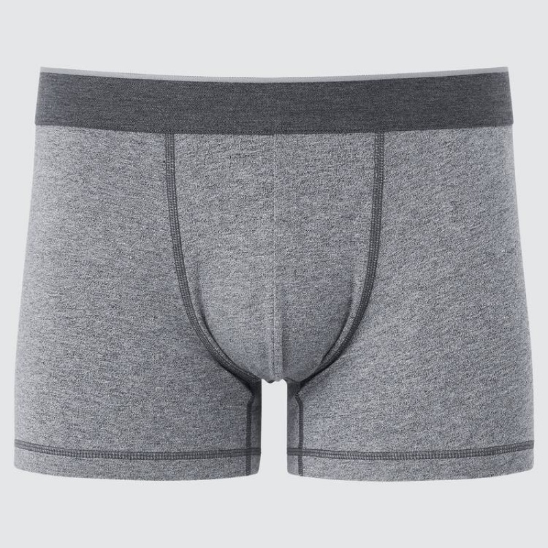 Uniqlo Supima Cotton Low Rise Boxer Ondergoed Heren Grijs | 3138143