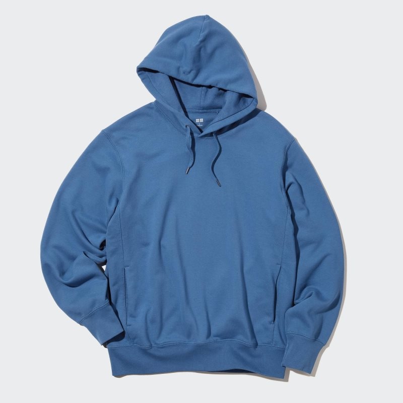 Uniqlo Sweat Pullover Long-sleeve Hoodie Heren Blauw | 1409879