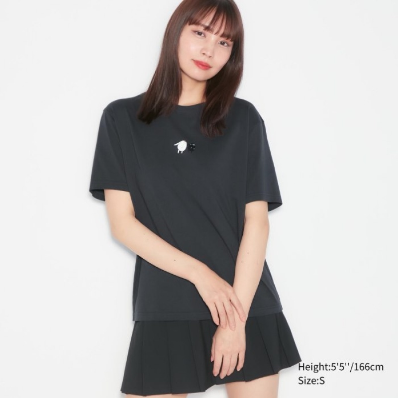 Uniqlo The World of CLAMP UT Short Sleeve T-shirts Dames Grijs | 2502818