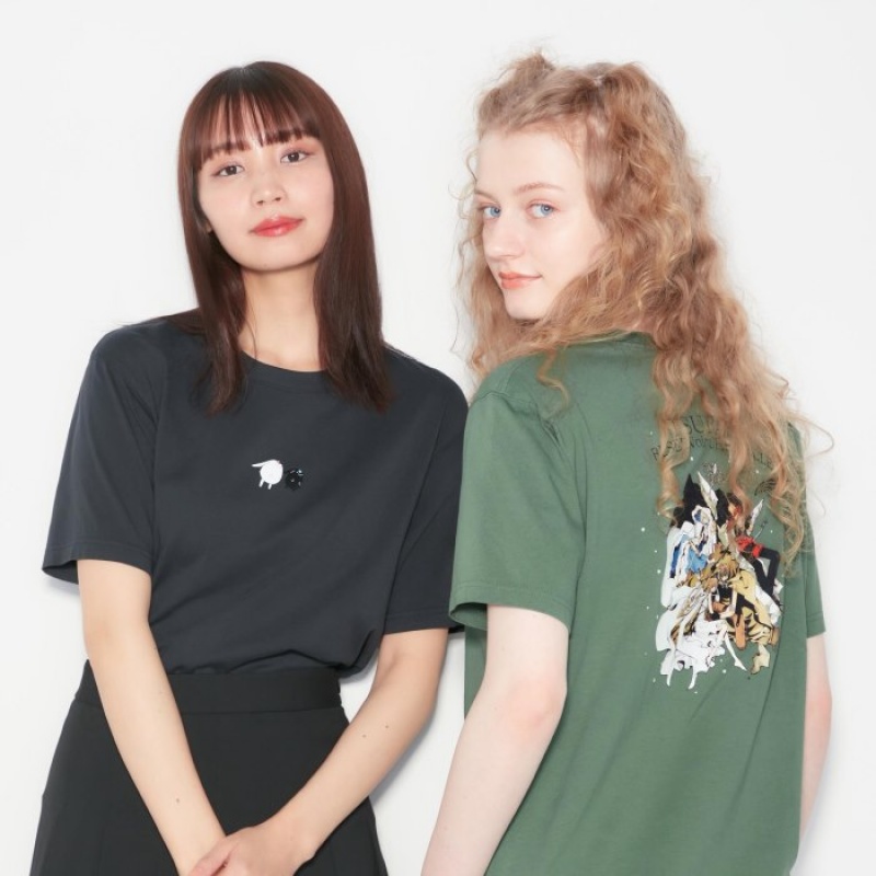 Uniqlo The World of CLAMP UT Short Sleeve T-shirts Dames Grijs | 2502818