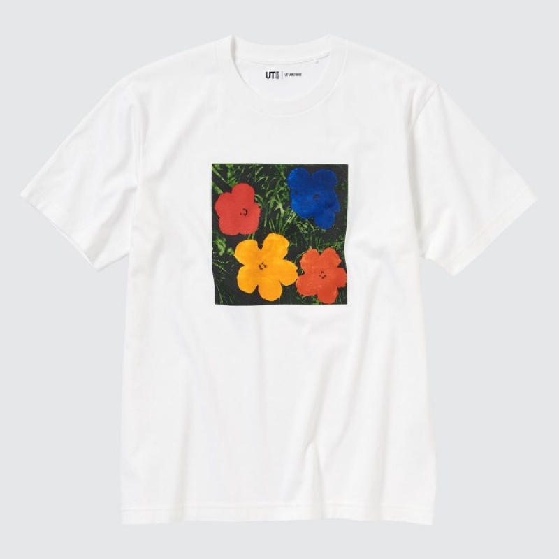 Uniqlo UT Archive UT Short Sleeve Andy Warhol T-shirts Dames Wit | 1575258