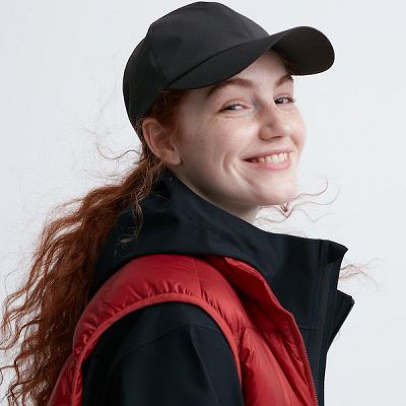 Uniqlo UV Protection 2-Way Stretch Caps Dames Zwart | 15698