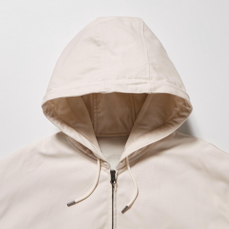 Uniqlo U Zip-up Jassen Heren Zwart | 1992156