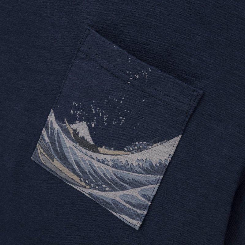 Uniqlo Ukiyo-e Ut Short-sleeve Graphic T-shirts Heren Donkerblauw | 9219948