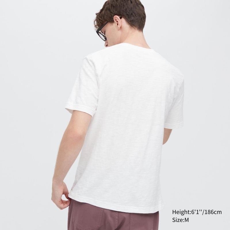 Uniqlo Ukiyo-e Ut Short-sleeve Graphic T-shirts Heren Wit | 4123773