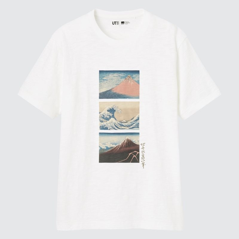 Uniqlo Ukiyo-e Ut Short-sleeve Graphic T-shirts Heren Wit | 4123773